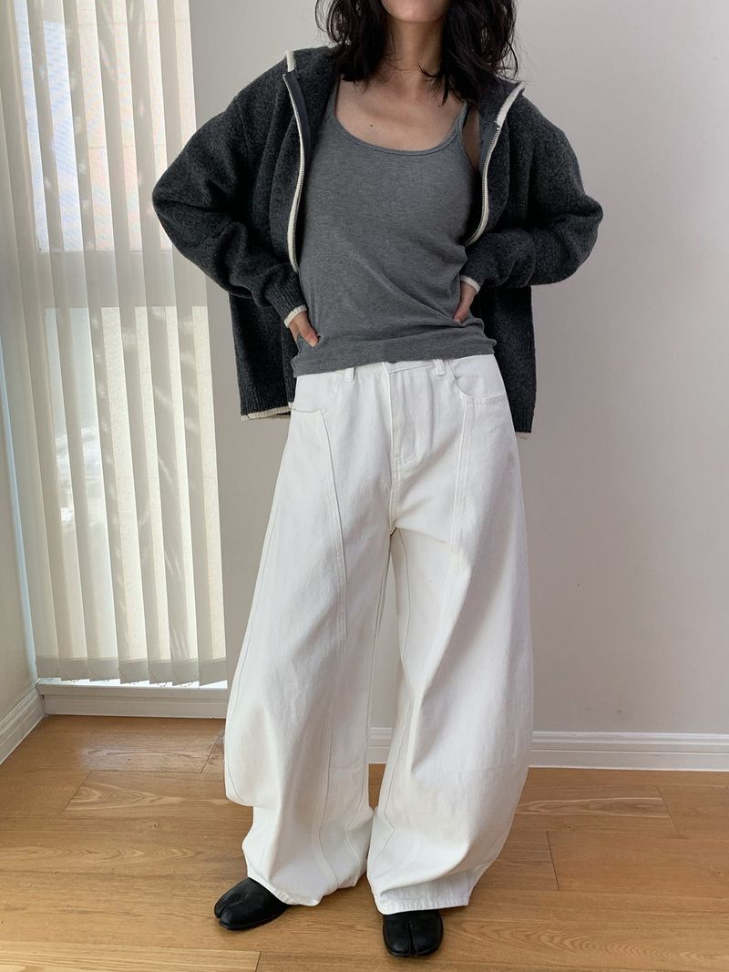ID Cotton Wide Pants