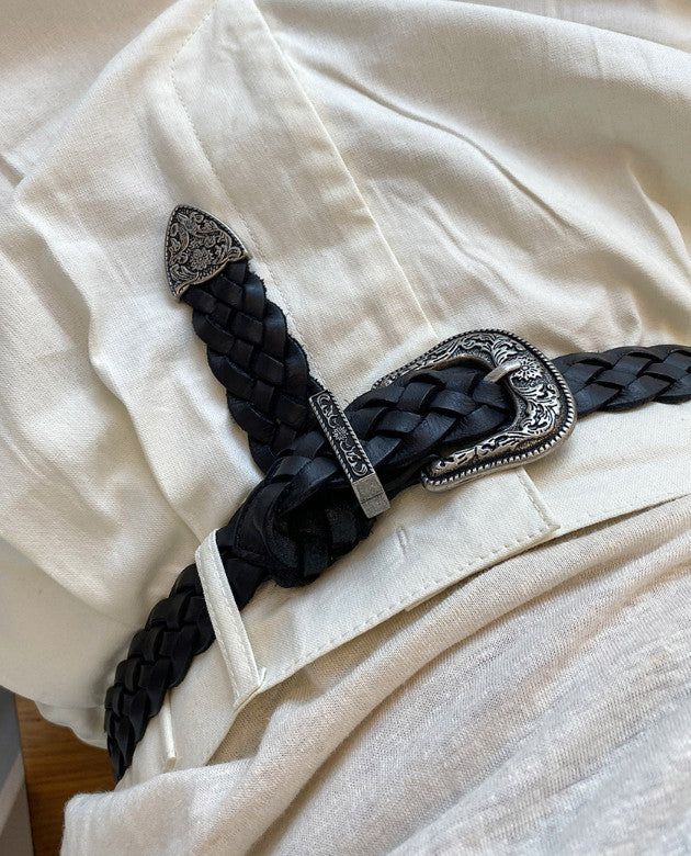 No.8159 dope pattern cowhide twisted BELT