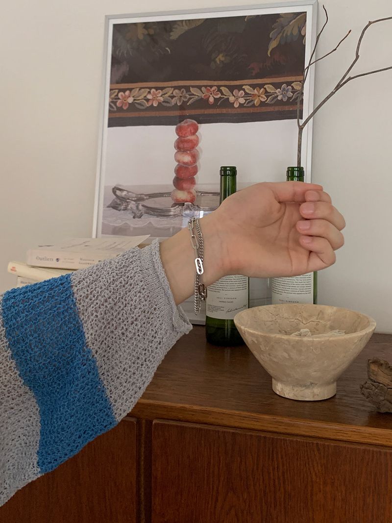 ASCLO Double Chain Bracelet