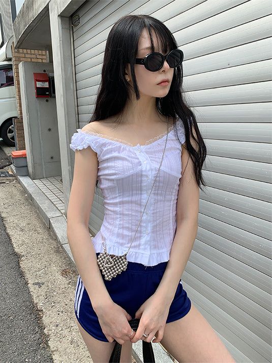 BELA LACE SLEEVELESS BLOUSE (2C)