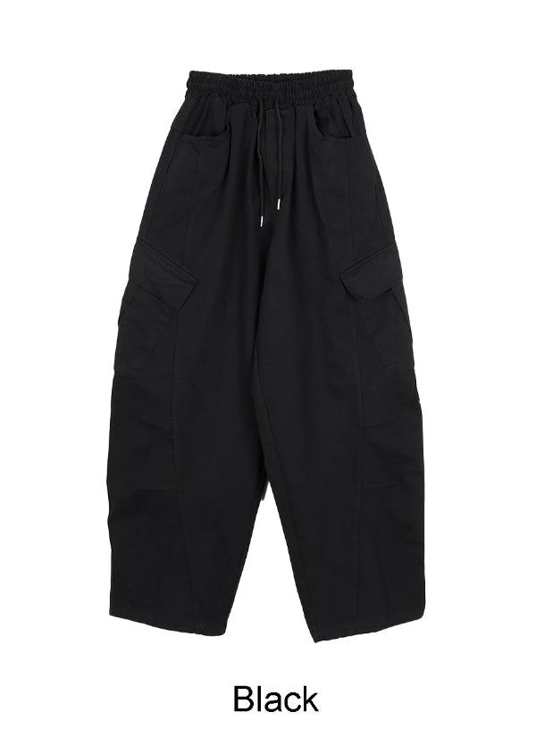 Hedy Curved Cargo Cotton Pants