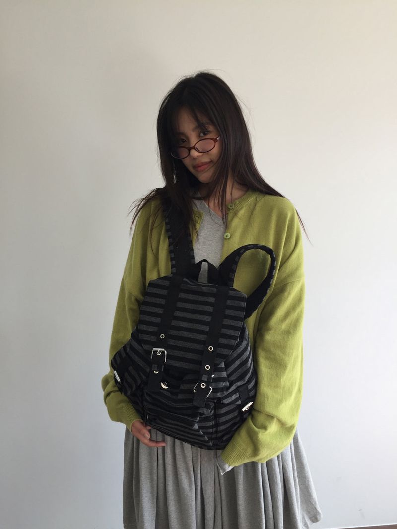 Willy Stripe Backpack (2color)
