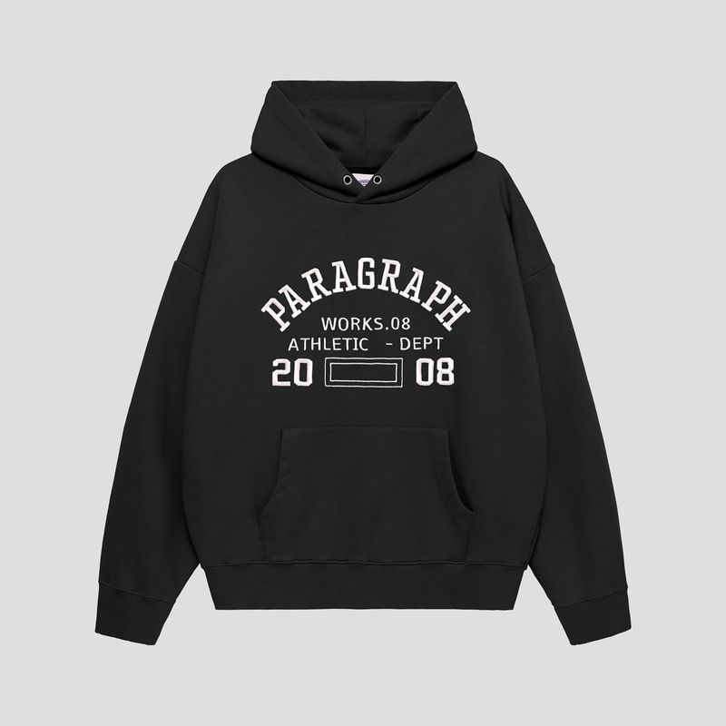 PARAGRAPH（パラグラフ）の「WORKS 08 HOODIE - BLACK（Tops）」