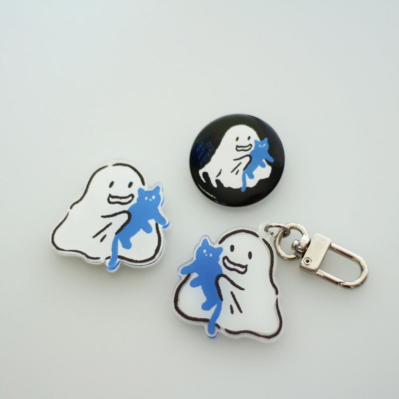 Magnet ghosts and cats
