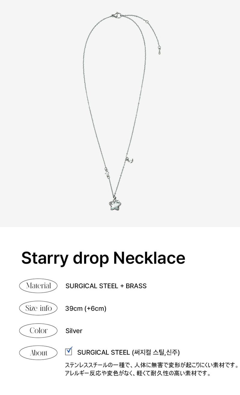 Starry drop Necklace