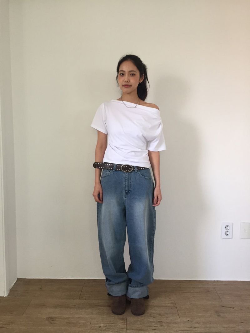 Sea Pocket Straight Denim (1color)