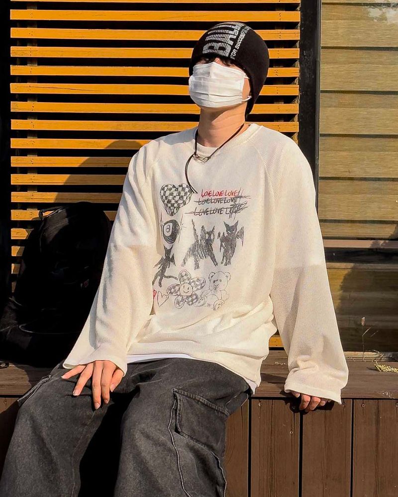 Drawing Printed Knit 2C