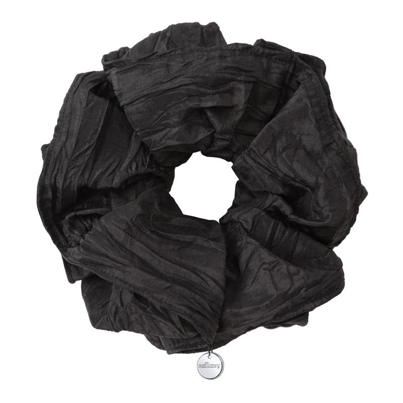 mellotory(メロートリー)の「CLOUD SHIRRING SCRUNCHY (BLACK)(Hair Accessories)」