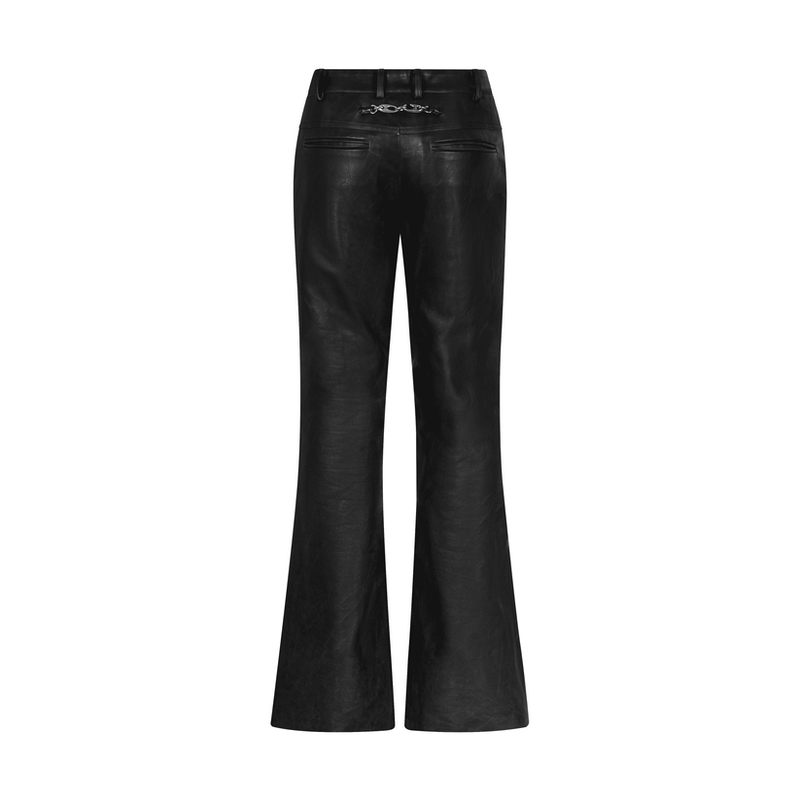 MDC LEATHER BOOTCUT PANTS