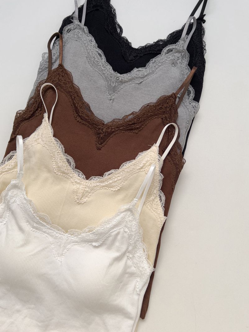 Lace Bra Top Sleeveless