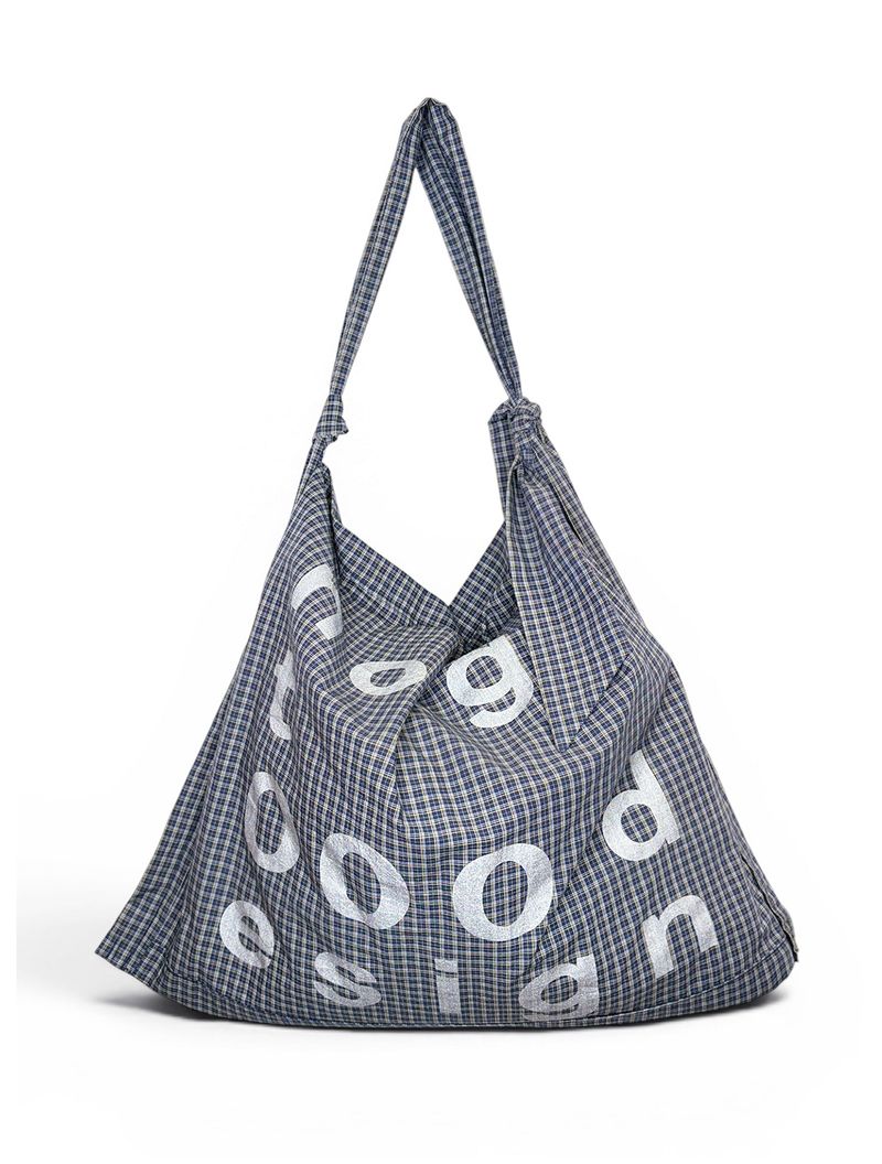 nought（ノウト）の「000Design Check Tie Bag / C Navy（Bags）」
