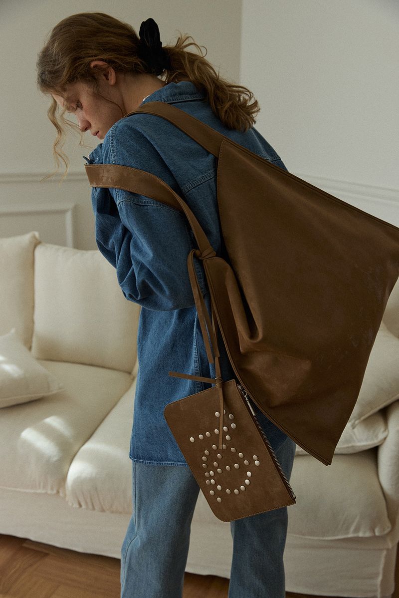 MADE_halo Square Bag (Large)/ BEIGE