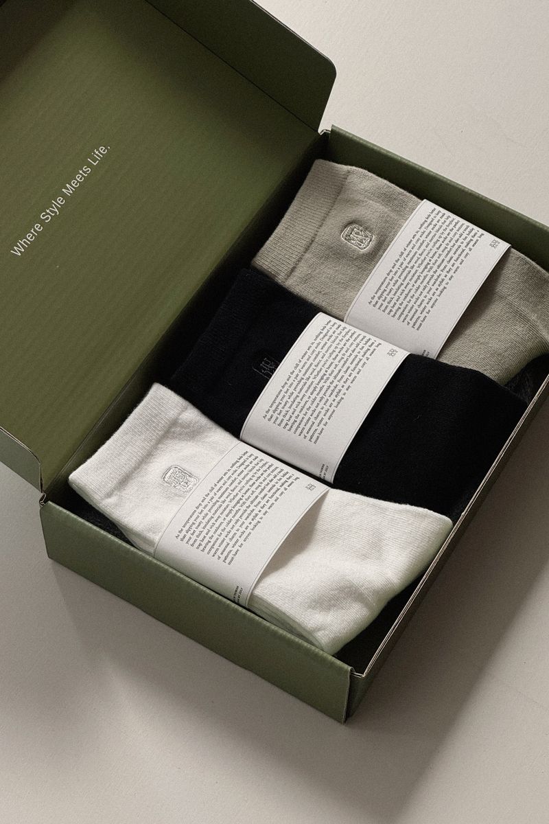 Brand Logo Knee-High Socks