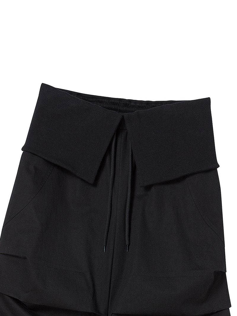 TUCK PANTS BLACK