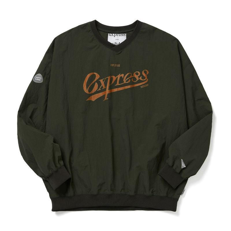 Express Holiday(エクスプレスホリデー)の「Express Holiday Authentic Nylon Pullover_Khaki(Tops)」