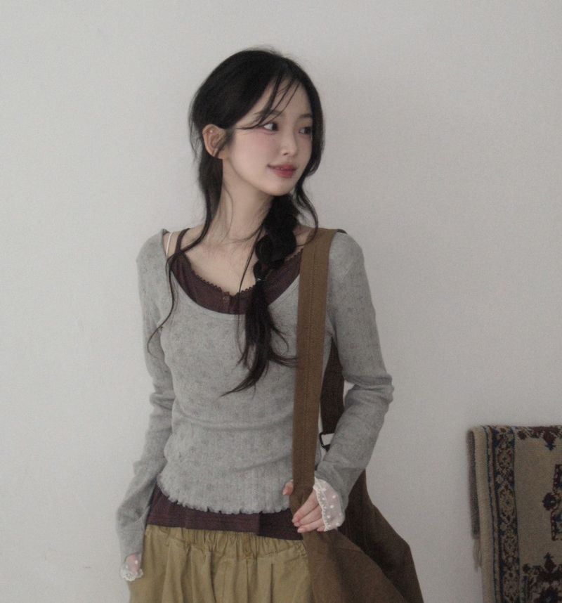 lusia lace button sleeveless