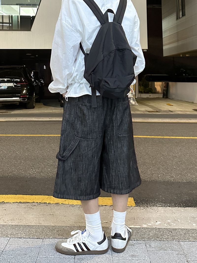 [Linen] Carpender Banding Bermuda Pants