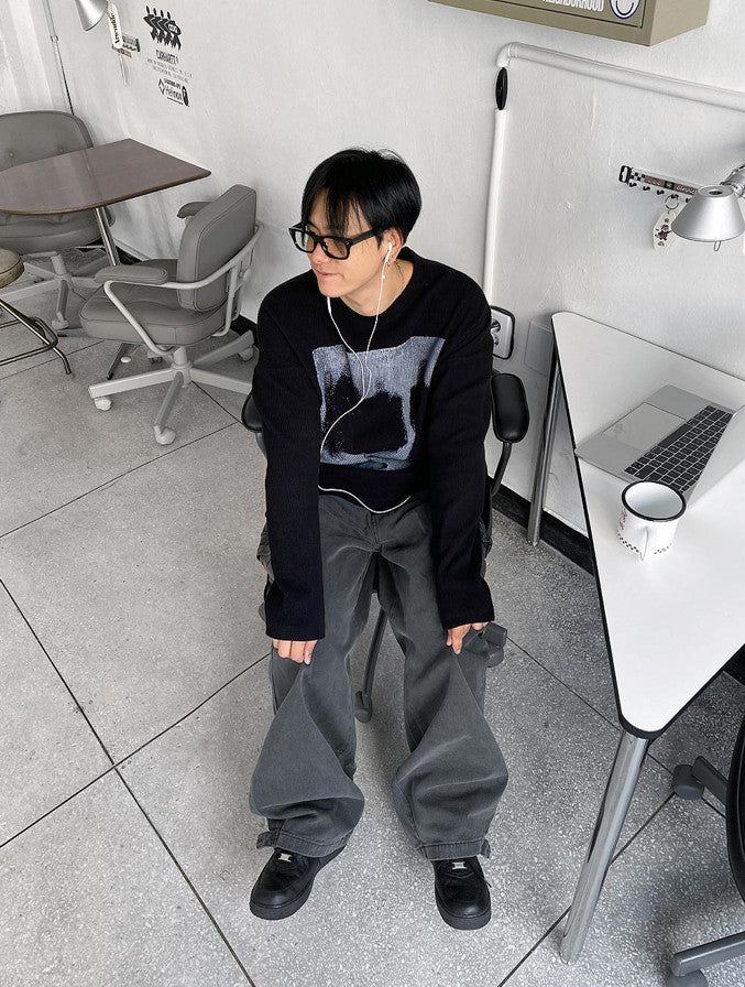 No.0433 shadow golgi KNIT T