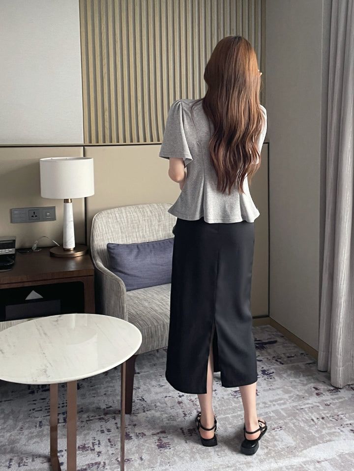Moang Cut Puff Flare T-Shirt
