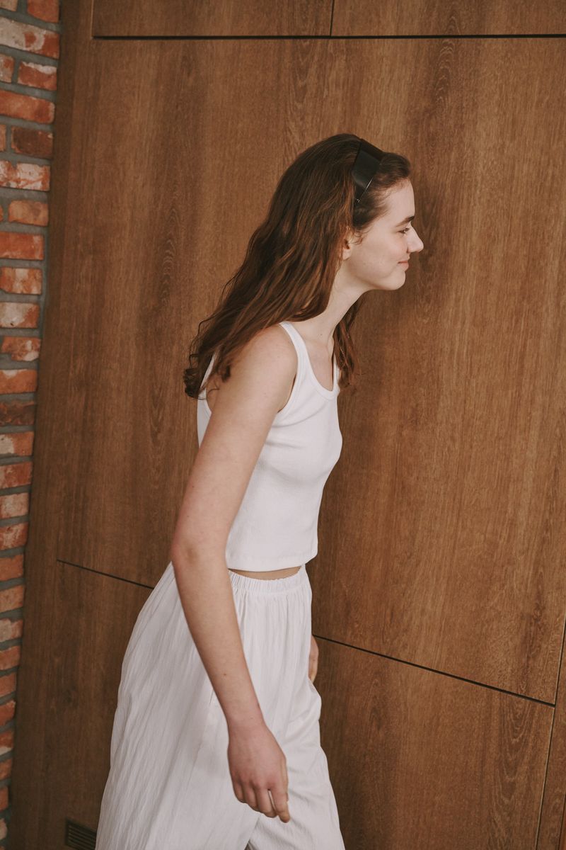 Round sleeveless (Grey)