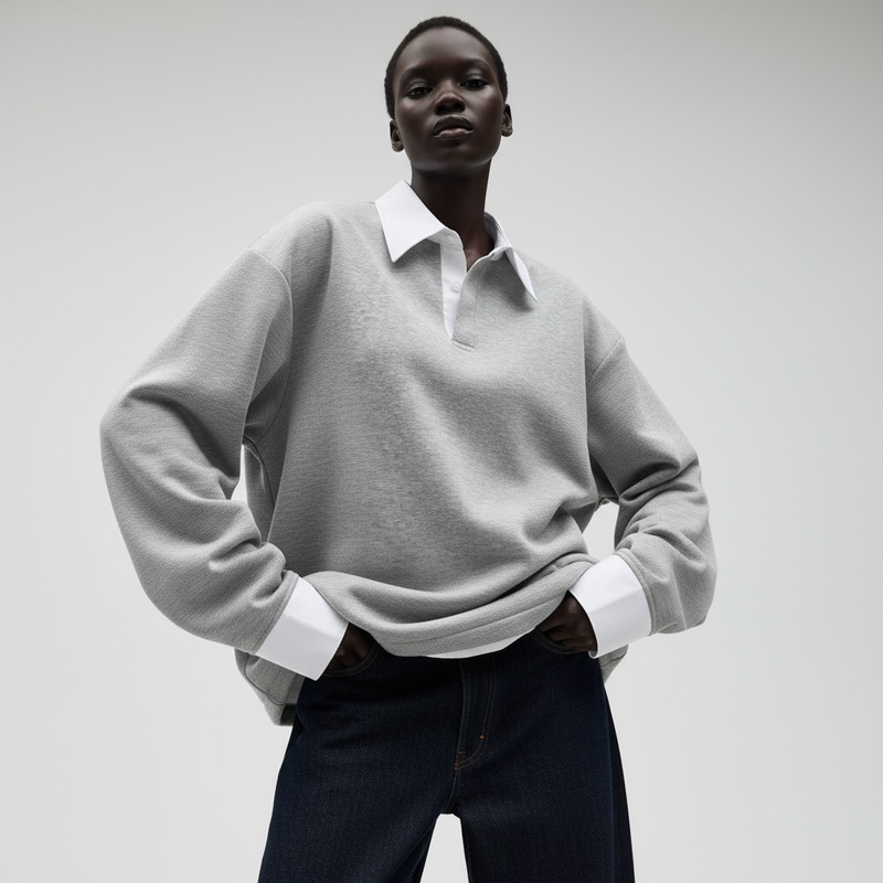 ANDEND（エンデンド）の「AE BULKY POLO SHIRTS（トップス）」