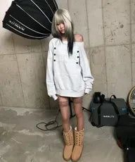NAPOLEON SWEAT DRESS (GREY)
