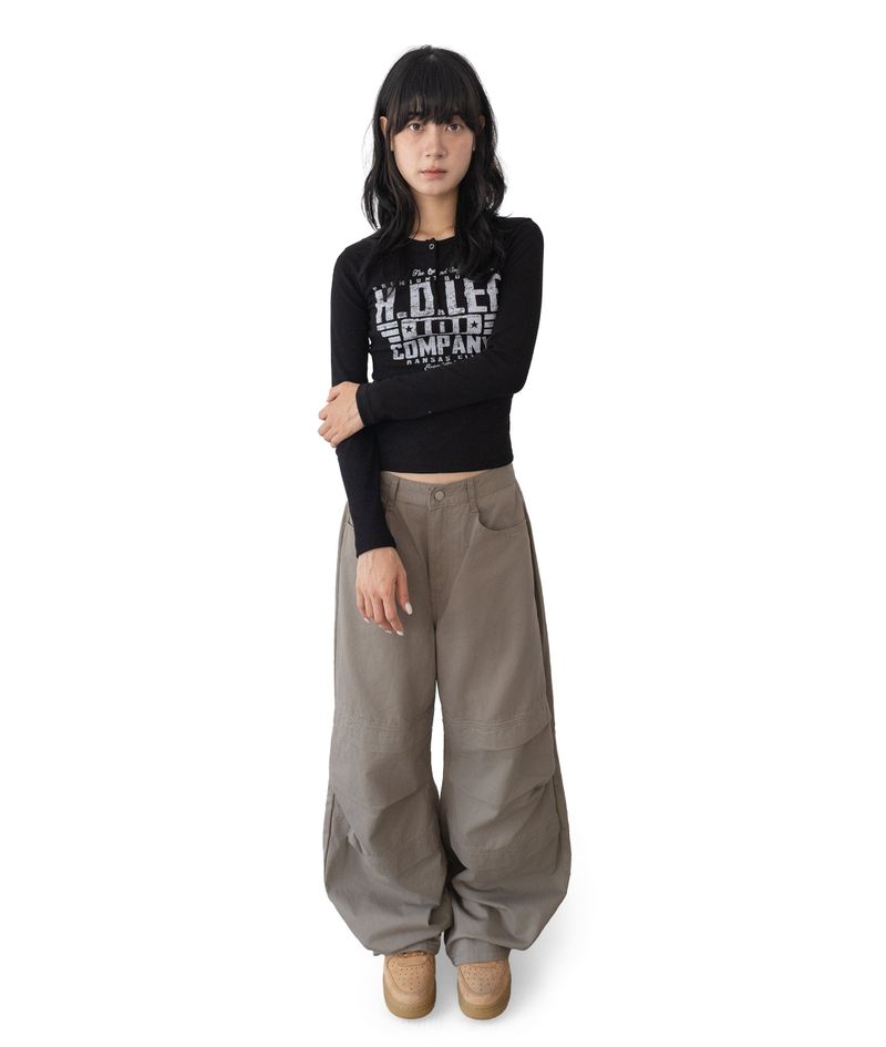 Hannah Cotton Wide Work Pants
