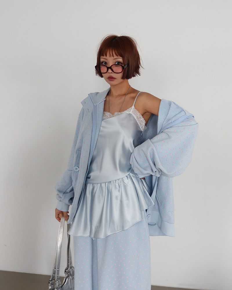 Flower Small Flower Jogger & Wide Pants