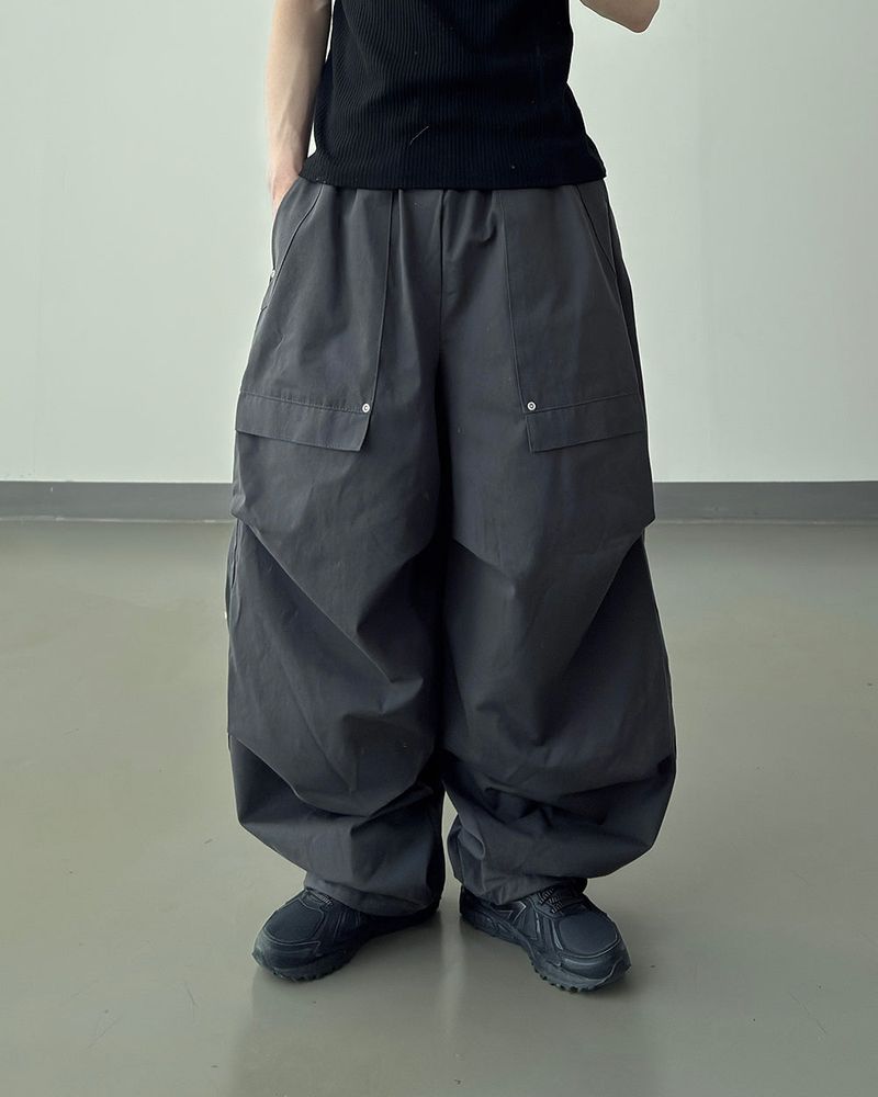 Doblen Rivet Balloon Cotton Pants