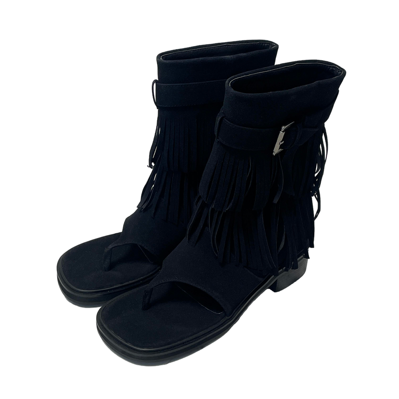 Tassel flipflops boots