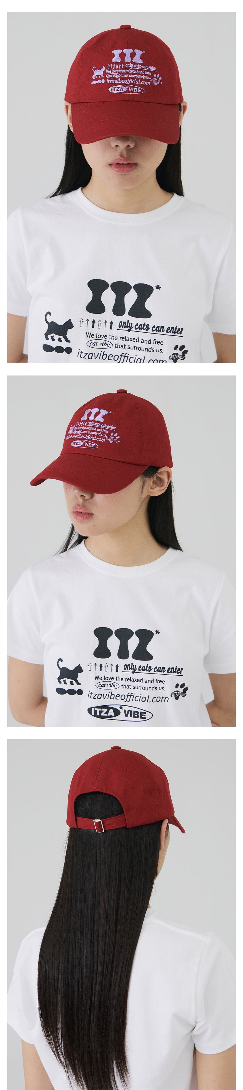 ITZ OFFICIAL LOGO BALL CAP - RED