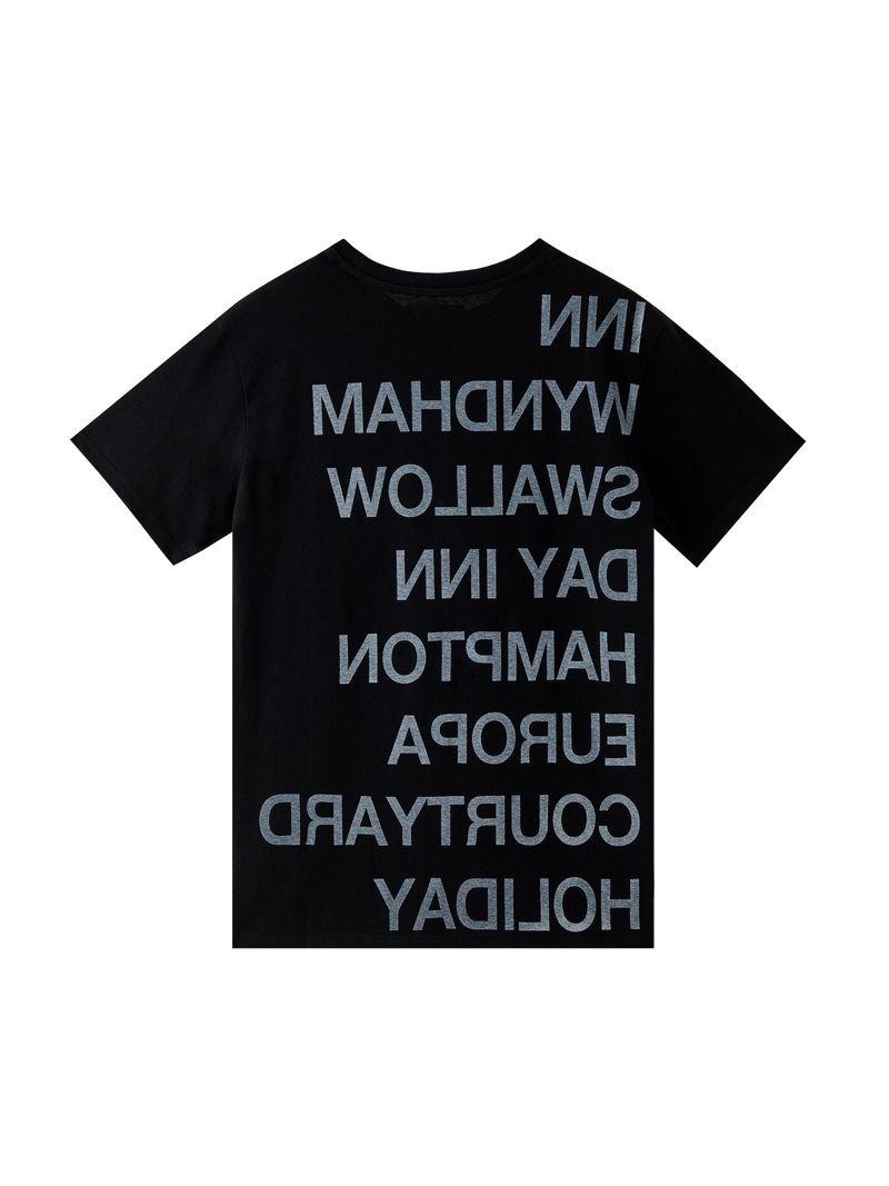 HIGHWAY INN TEE (BLACK/WHITE)