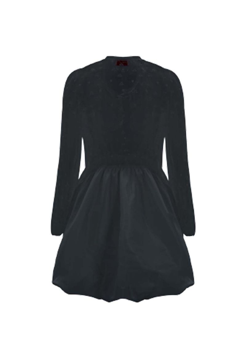 CLOUD TULLE DRESS _BLACK