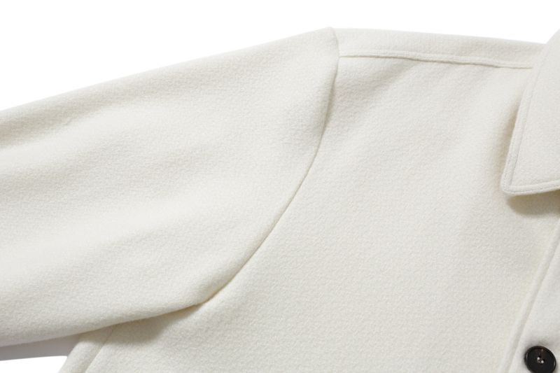 CLASSIC CROPPED SHIRT JACKET (ecru)