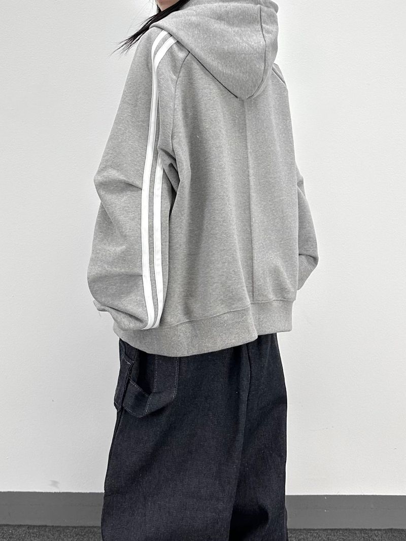 eight track hoodie zip-up 