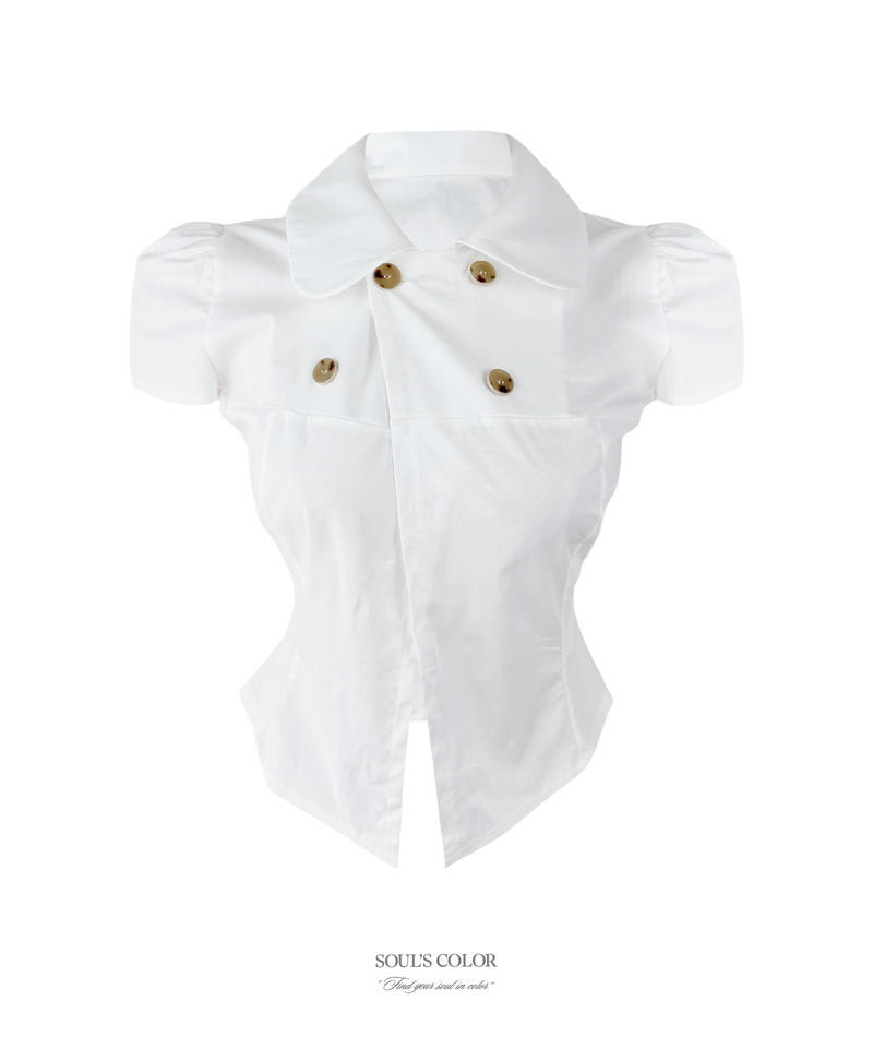 SOUL'S COLOR（ソウルズカラー）の「Nancy Classic Blouse (2color)（Tops）」