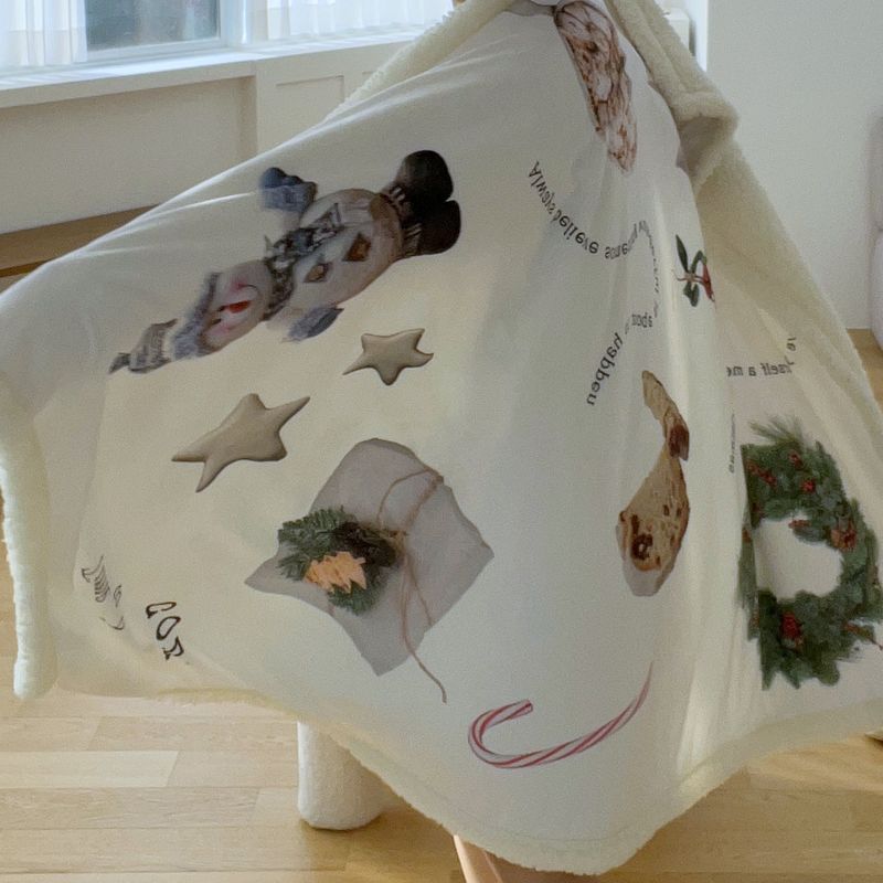 Fluffy Christmas Blanket - 100x150cm