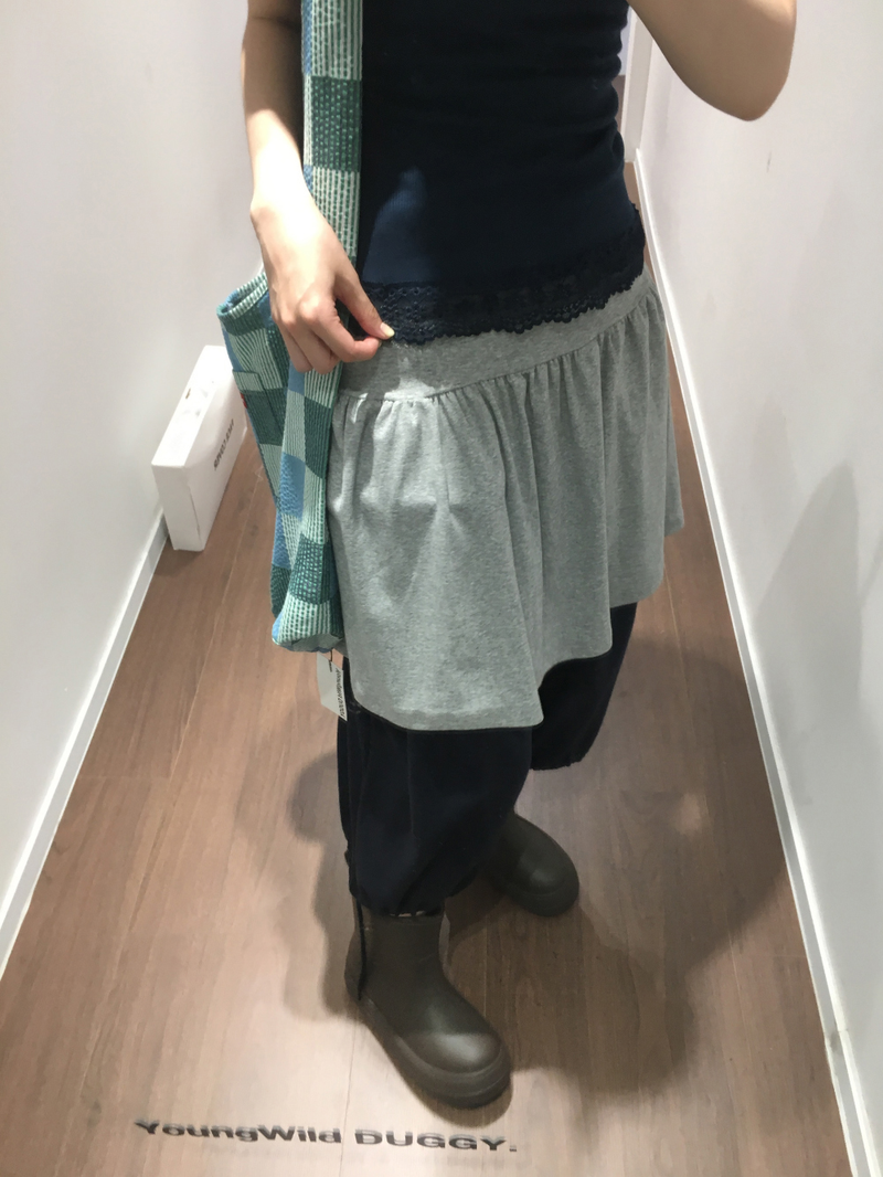 Moa Shirred Midi Skirt (4color) 