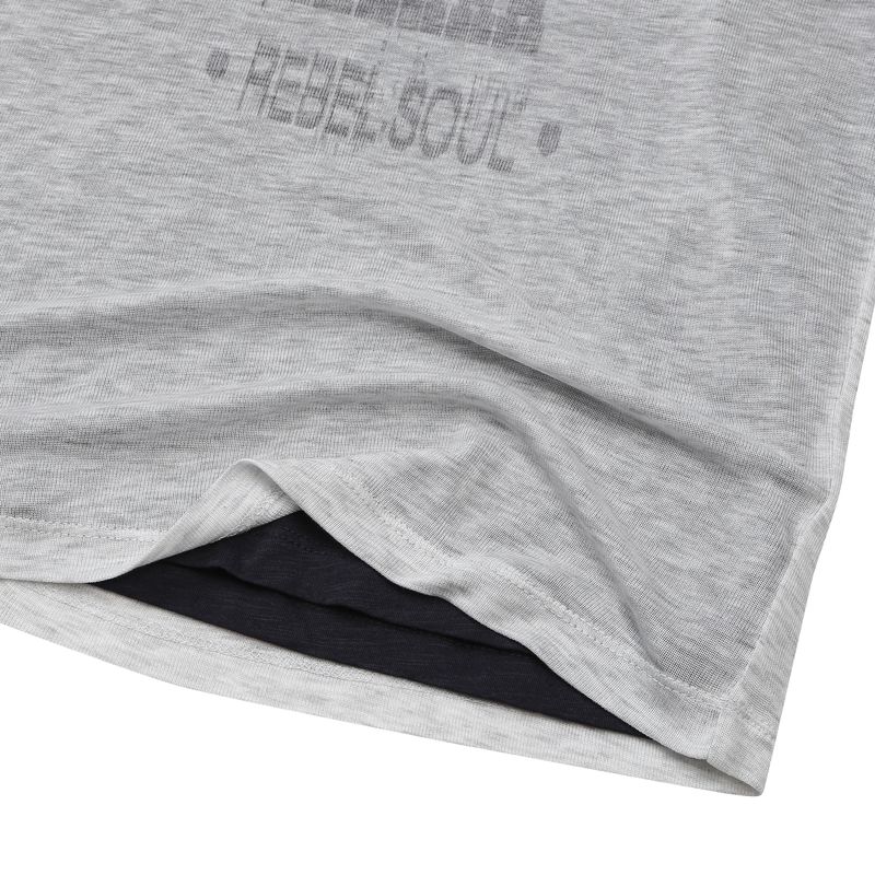 Street league blur artwork double layer long sleeve (Navy)