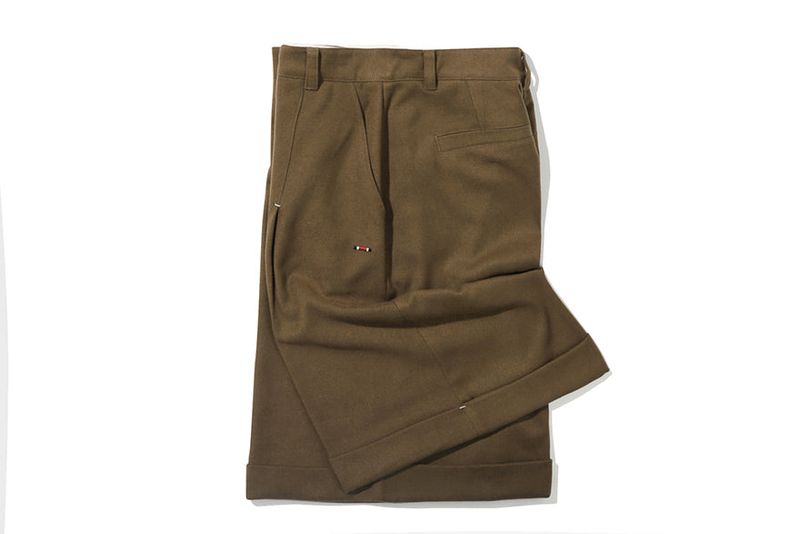 WIDE BERMUDA PANTS_BROWN