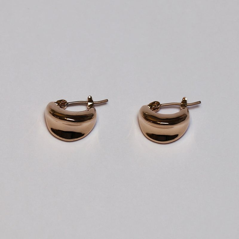 oval volume earring