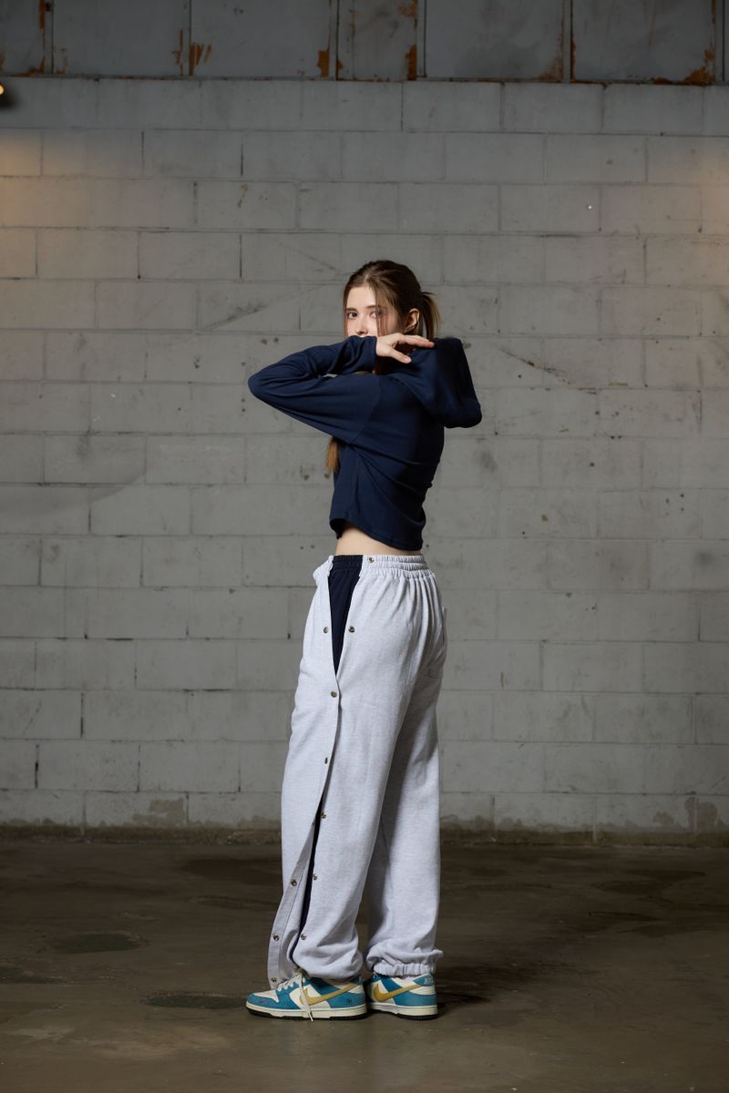 ILLA PPINTUCK HOODIE / NAVY