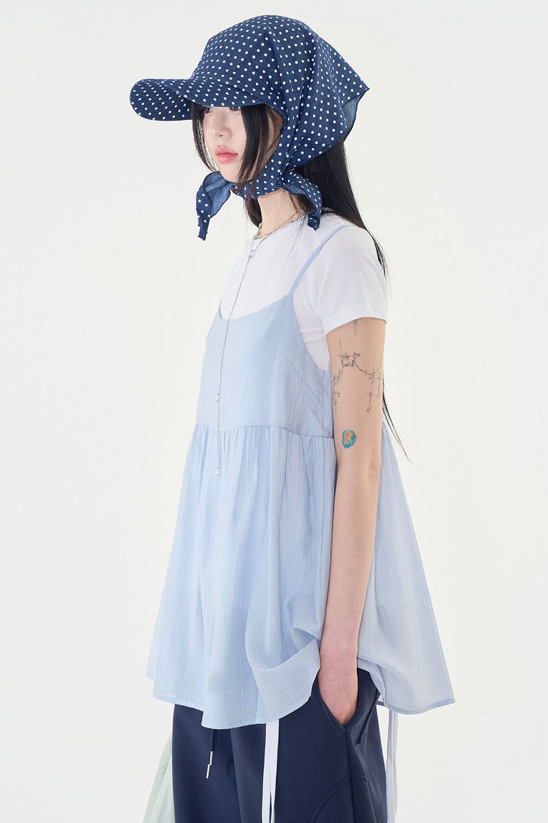 Mireo dot scarf cap