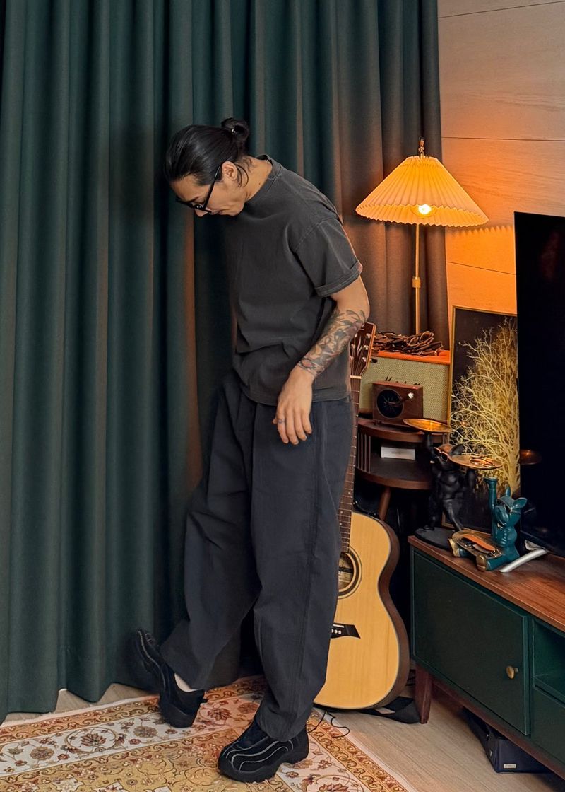 [ virstyle original ] INKKI High-density D-ring nylon pants 3COLOR