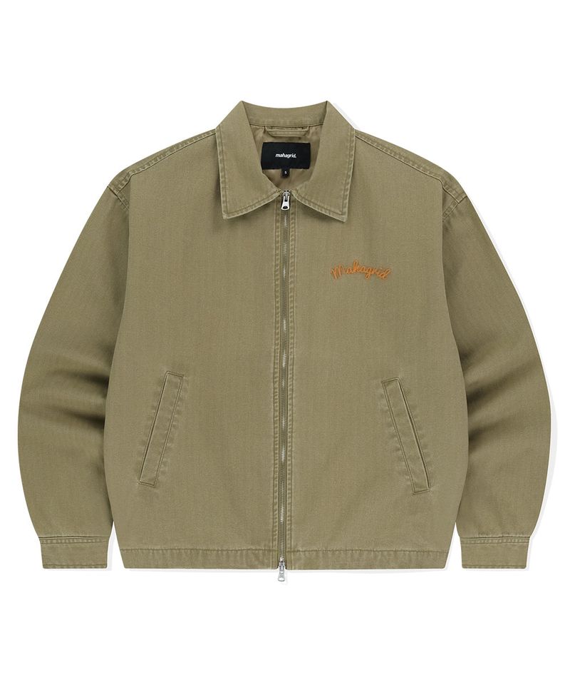 mahagrid（マハグリッド）の「WASHED DRIZZLER BLOUSON JACKET（Jackets/Outerwear）」
