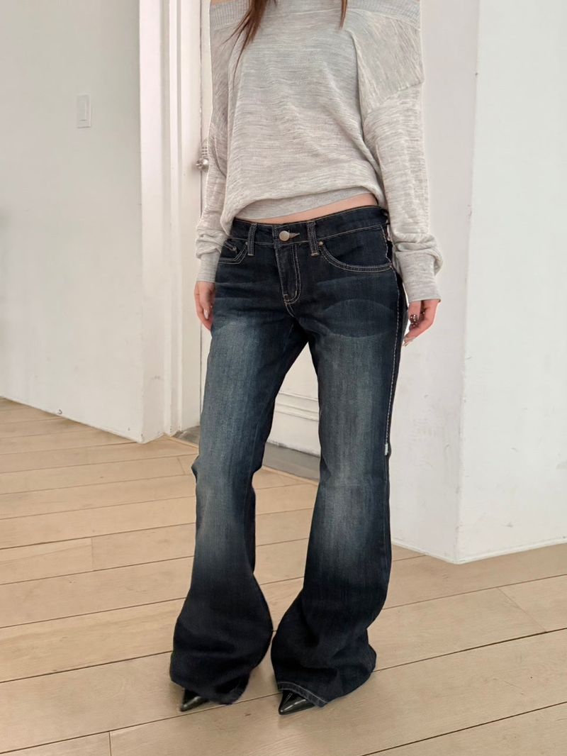 Deep low jeans