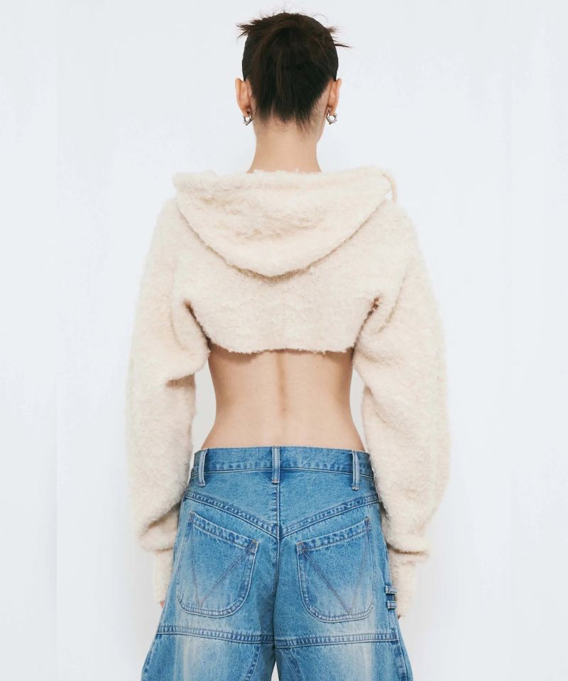 MUFFLER KNIT CARDIGAN