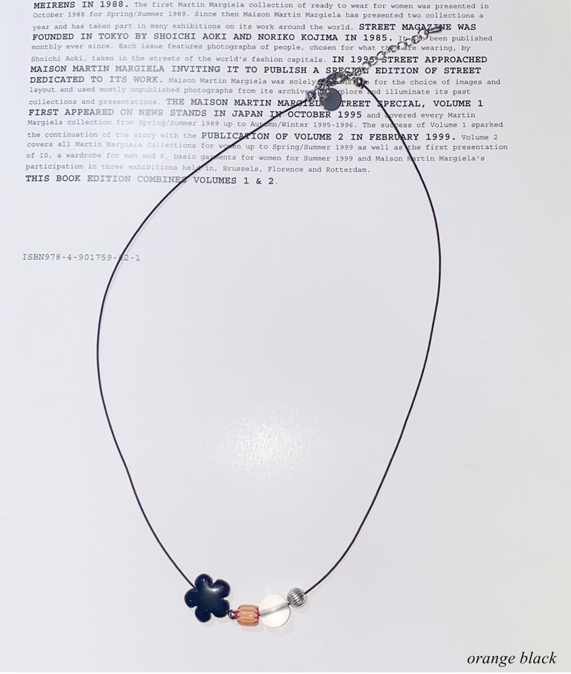 point beads necklace (6color)