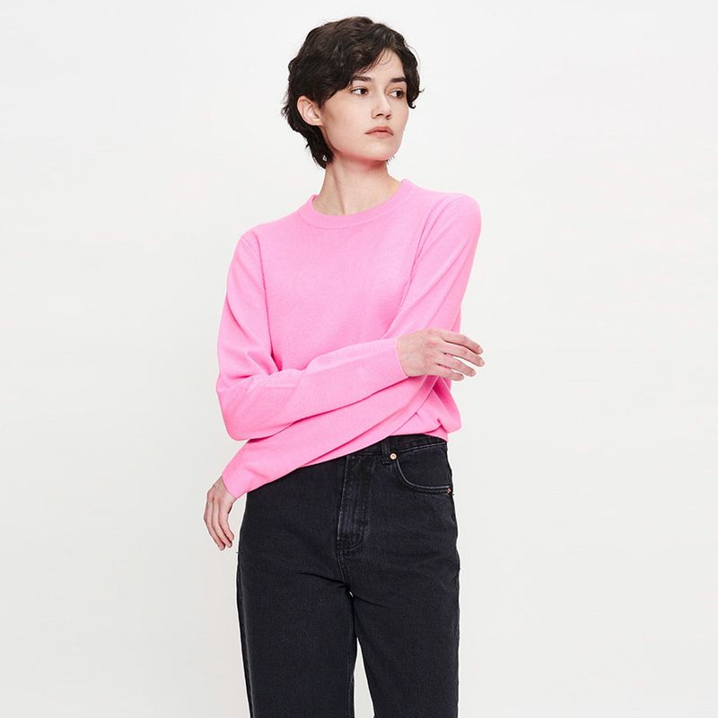 ESSENTIAL SHORT PULLOVER_PINK