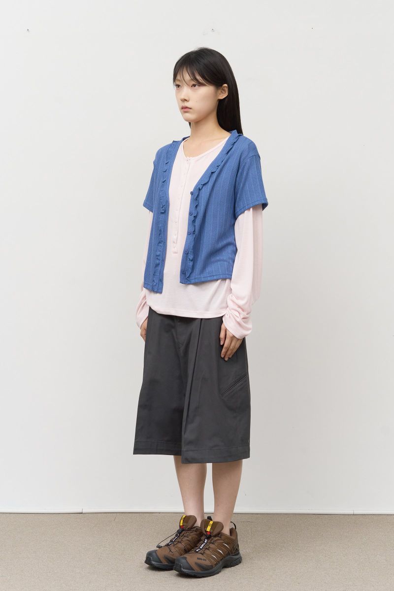 (W) Sua Ruffle Cardigan
